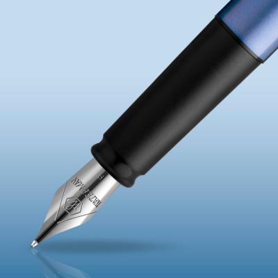 Ручка перьев. Waterman Graduate Allure (CW2068195) Blue F сталь нержавеющая подар.кор. стреловидный пиш. наконечник кругл. 1цв. 1 ручка/Подарочный футляр