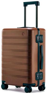Чемодан NINETYGO Manhattan Frame Luggage поликарбонат коричневый