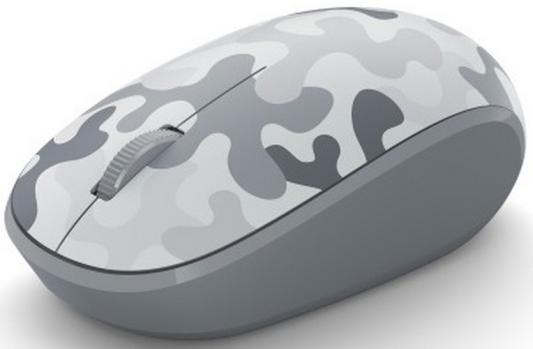 Мышь беспроводная Microsoft Arctic Camo серый USB + Bluetooth