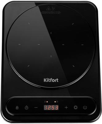 Индукционная электроплитка KITFORT КТ-163 чёрный