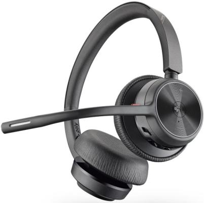 Гарнитура беспроводная/ VOYAGER 4320 UC,V4320-M C (COMPUTER & MOBILE) MICROSOFT TEAMS CERTIFIED, USB-A, STEREO BLUETOOTH HEADSET, WITH CHARGE STAND, WORLDWIDE