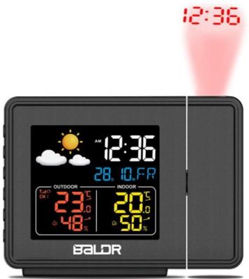 Часы проекционные BALDR B0367WST2H2R-V1 чёрный