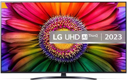 Телевизор LED LG 55" 55UR81006LJ.ARUB черный 4K Ultra HD 50Hz DVB-T DVB-T2 DVB-C DVB-S DVB-S2 USB WiFi Smart TV (RUS)