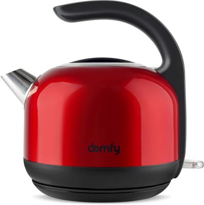 Чайник электрический Domfy DSC-EK506 1.7л. 2200Вт красный/черный (корпус: нержавеющая сталь)