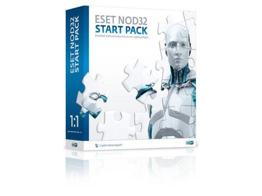 Антивирус Eset NOD32 Strart Pack- базовый комплект безопасности компьютера,  лицензия на 1 год на 1ПК (NOD32-ASP-NS(BOX)-1-1)
