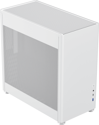 Компьютерный корпус, без блока питания ATX/ Gamemax MeshBox White ATX case, white, w/o PSU, w/1xUSB3.0+1xType-C, 1xCombo Audio