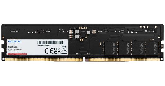 Оперативная память для компьютера 32Gb (1x32Gb) PC5-44800 5600MHz DDR5 DIMM Unbuffered CL46 A-Data AD5U560032G-S