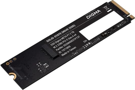 Накопитель SSD Digma PCIe 4.0 x4 2TB DGSM4002TP73T Meta P7 M.2 2280