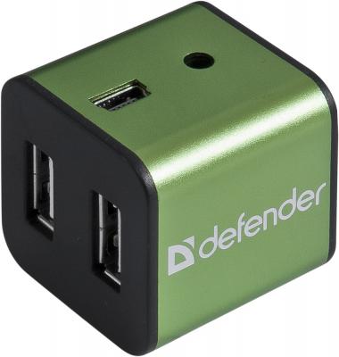 Концентратор USB Defender Quadro IROn USB 2.0, 4 порта, метал. корпус