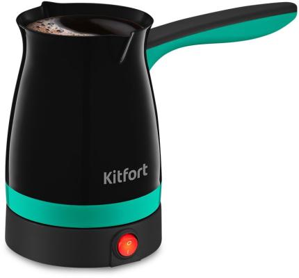 Кофеварка KITFORT КТ-7183-2 черный зеленый