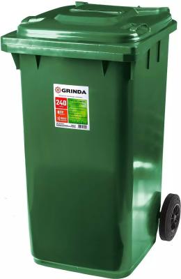 Контейнер мусорный GRINDA МК-240, 240 л, 730 х 580 х 1060 мм, 3840-24