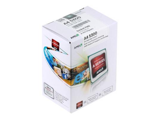 Процессор AMD A4 5300 Box <SocketFM2> (AD5300OKHJBox)