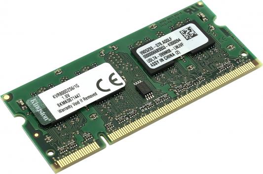 Оперативная память для ноутбука 1Gb (1x1Gb) PC2-6400 800MHz DDR2 SO-DIMM CL6 Kingston KVR800D2S6/1G
