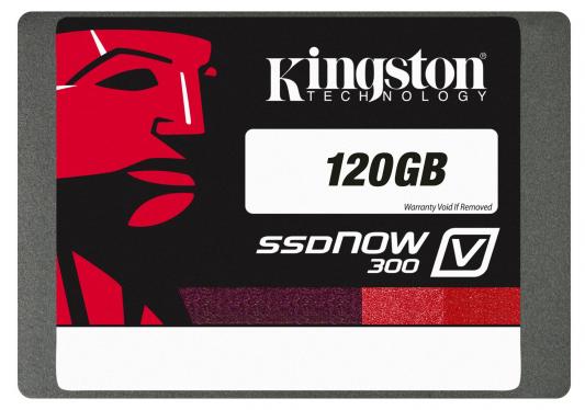 Твердотельный накопитель SSD 2.5" 120GB Kingston SSDNow V300 Read 450Mb/s Write 450Mb/s SATAIII SV300S3D7/120G