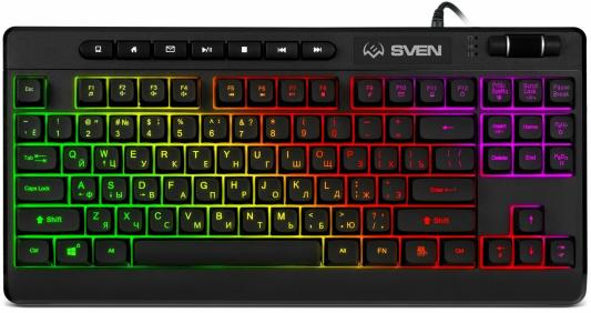 Игровая клавиатура SVEN KB-G8200 (USB, 95 кл, ПО, RGB-подсветка)
