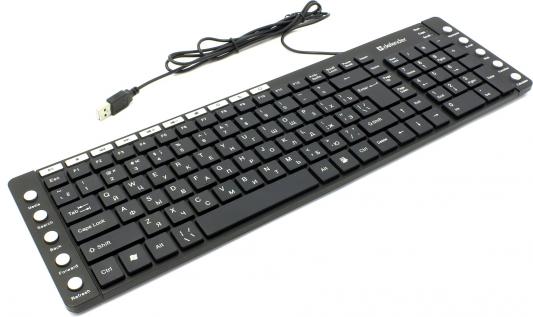 Клавиатура DEFENDER OfficeMate MM-810 USB черный 45810