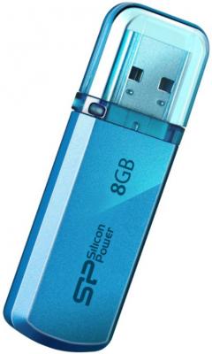 Внешний накопитель 8GB USB Drive <USB 2.0> Silicon Power Helios 101 Blue