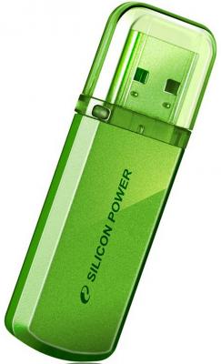 Внешний накопитель 32GB USB Drive <USB 2.0> Silicon Power Helios 101 Green SP032GBUF2101V1N