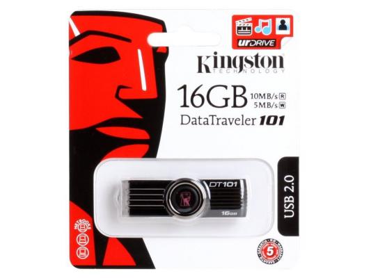 Внешний накопитель 16GB USB Drive <USB 2.0> Kingston DT101G2 (DT101G2/16GB)