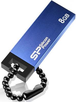 Внешний накопитель 8GB USB Drive <USB 2.0> Silicon Power Touch 835 Blue