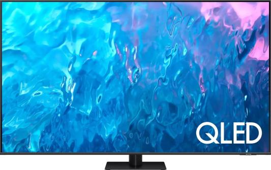 Телевизор QLED Samsung 65" QE65Q80CAUXRU Series 8 черненое серебро 4K Ultra HD 100Hz DVB-T2 DVB-C DVB-S2 USB WiFi Smart TV (RUS)