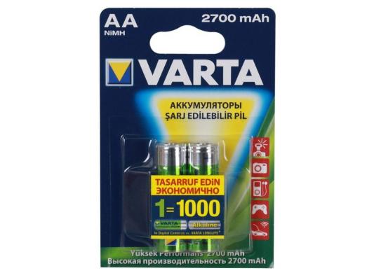 Аккумулятор Varta Acc u 2 2700 mAh AA 2 шт