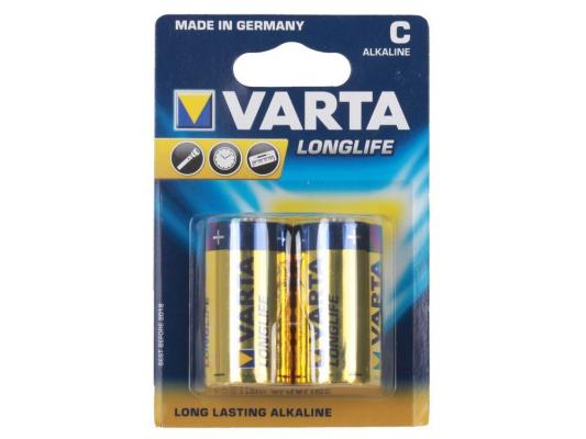 Батарейки Varta Long Life C LR14 2 шт