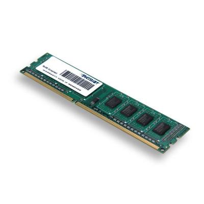 Оперативная память для компьютера 4Gb (1x4Gb) PC3-12800 1600MHz DDR3 DIMM CL11 Patriot Signature PSD34G160081
