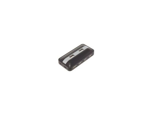 Концентратор USB 2.0 Konoos UK-13 7 x USB 2.0 черный
