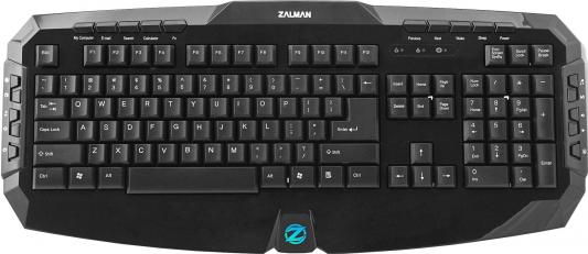 Клавиатура Zalman ZM-K300M USB черный