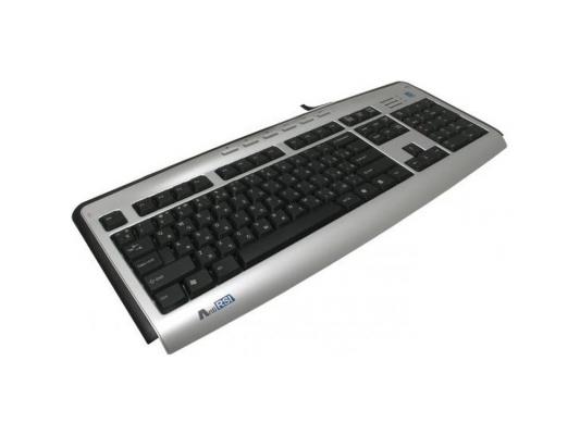 Клавиатура A4TECH KLS-23MU PS/2 черный серебристый