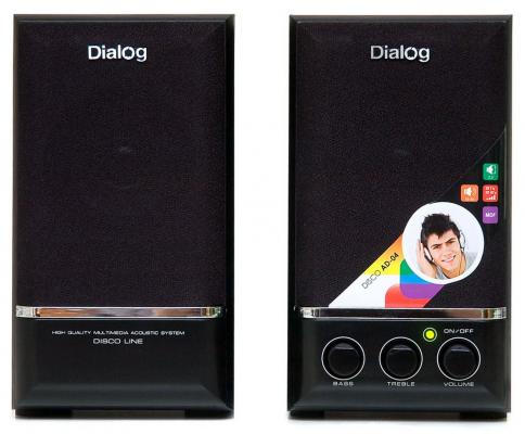 Колонки Dialog Disco AD-04 Black 16W RMS-2.0