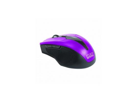Мышь беспроводная CBR CM-547 фиолетовый USB