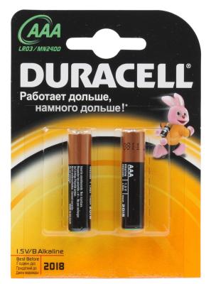 Батарейки Duracell LR03-2BL AAA 2 шт