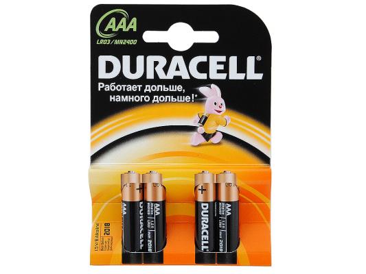 Батарейки Duracell LR03-4BL AAA 4 шт