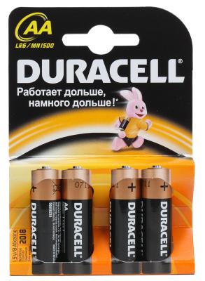 Батарейки Duracell Basic LR6-4BL AA 4 шт