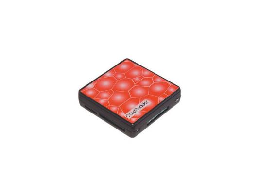 Карт-ридер USB 2.0 Konoos UK-15, 5 разъемов для карт памяти (SD/MMC/SDHC/MS/M2/XD/TF), коробк