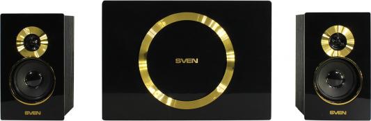 Колонки Sven MS-1085  2.1   2 х 13+20 Вт Gold черный