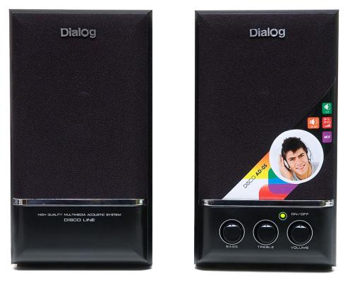 Колонки Dialog Disco AD-05 Black 20W RMS-2.0