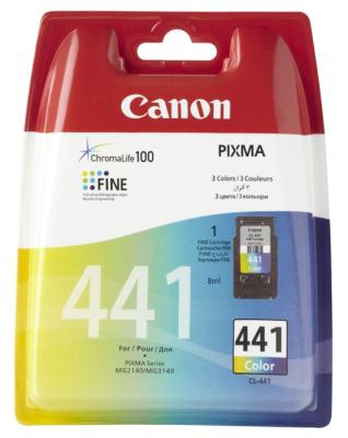 Картридж Canon CL-441 цветной для Pixma MG2140, MG3140. 180 страниц.