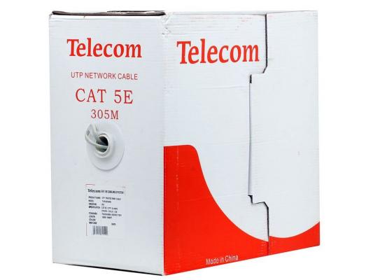 Кабель "Telecom Ultra" Light  UTP 2 пары кат. 5е (бухта 305м) омедненный  TUS 42040E\\42048E\\62040E