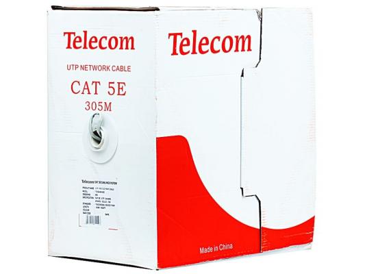 Кабель "Telecom Ultra" Light  UTP 4 пары кат. 5е (бухта 305м) омедненный  TUS 44040E