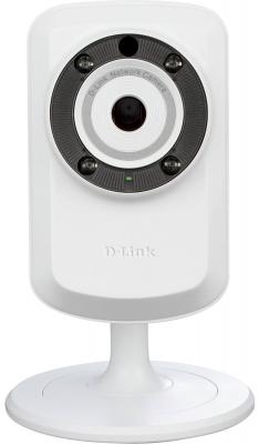 Камера IP D-Link D-Link DCS-942L CMOS 1/5" 640 x 480 MJPEG MPEG-4 H.264 Wi-Fi RJ-45 LAN белый