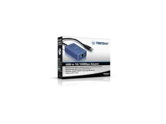 Сетевой адаптер Trendnet TU2-ET100    USB 2.0 адаптер Fast Ethernet