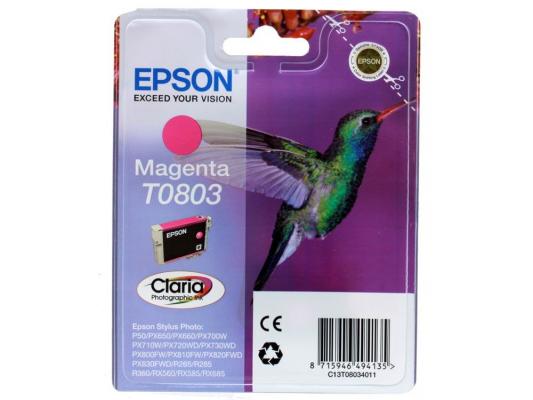 Картридж Epson Original T08034011 (пурпурный) для P50/PX660