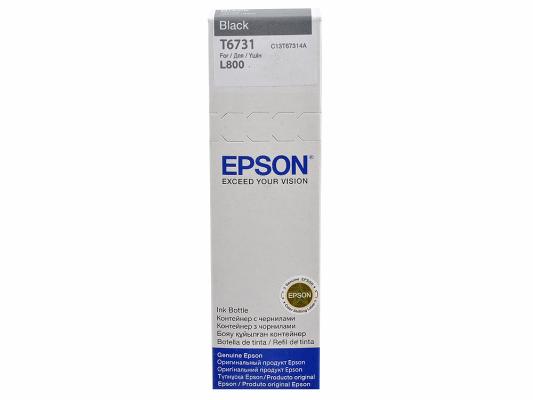 Чернила Epson C13T67314A для для L800 250стр Черный (C13T67314A/98)