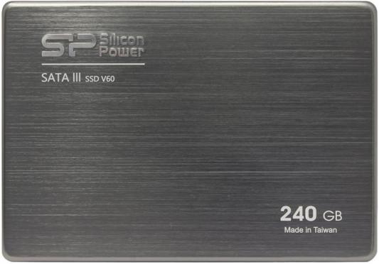 Твердотельный накопитель SSD 2.5" 240 Gb Silicon Power Velox V60 SP240GBSS3V60S25 Read 550Mb/s Write 520Mb/s MLC