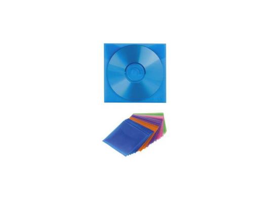 Конверты Hama H-51066 для CD пластиковые разноцветные 25шт