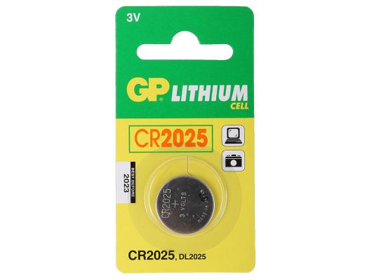 Батарейка GP Lithium CR2025 1 шт