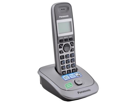 Телефон DECT Panasonic KX-TG2511RUM серый